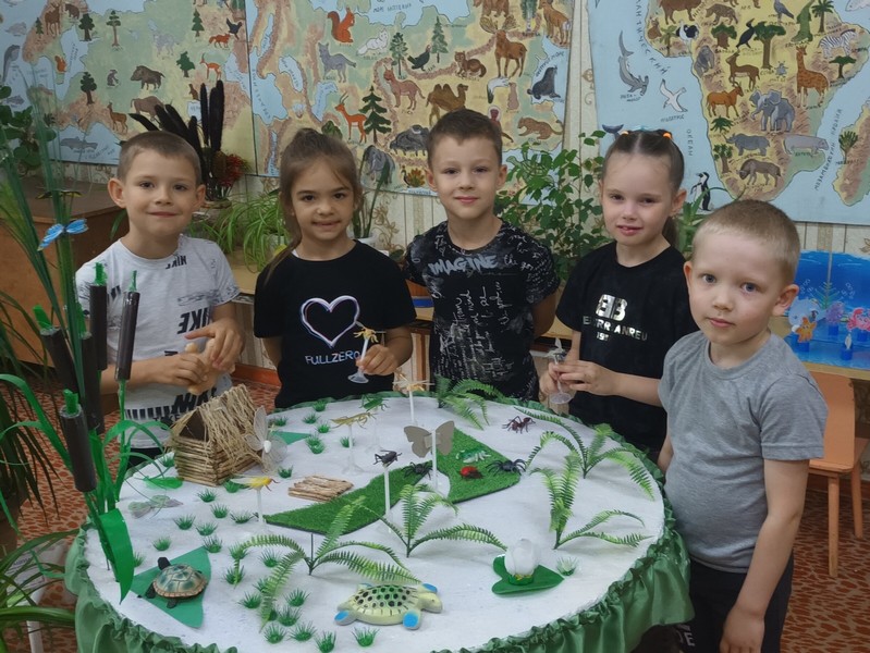 В детском саду № 16 есть замечательный экологический кабинет.