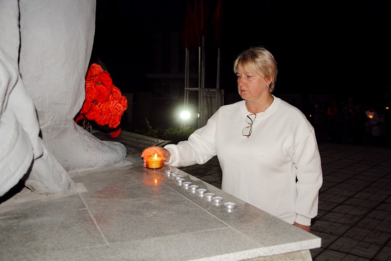 Свеча памяти.