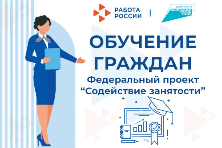 Обучение граждан в рамках федерального проекта «Содействие занятости» национального проекта «Демография». Обучение граждан в рамках федерального проекта «Содействие занятости» национального проекта «Демография».