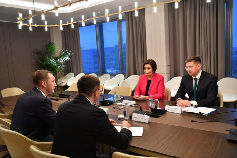 Сегодня губернатор Роман Бусаргин в Москве встретился с генеральным директором Агентства стратегических инициатив (https://t.me/ASI_RU) Светланой Чупшевой.